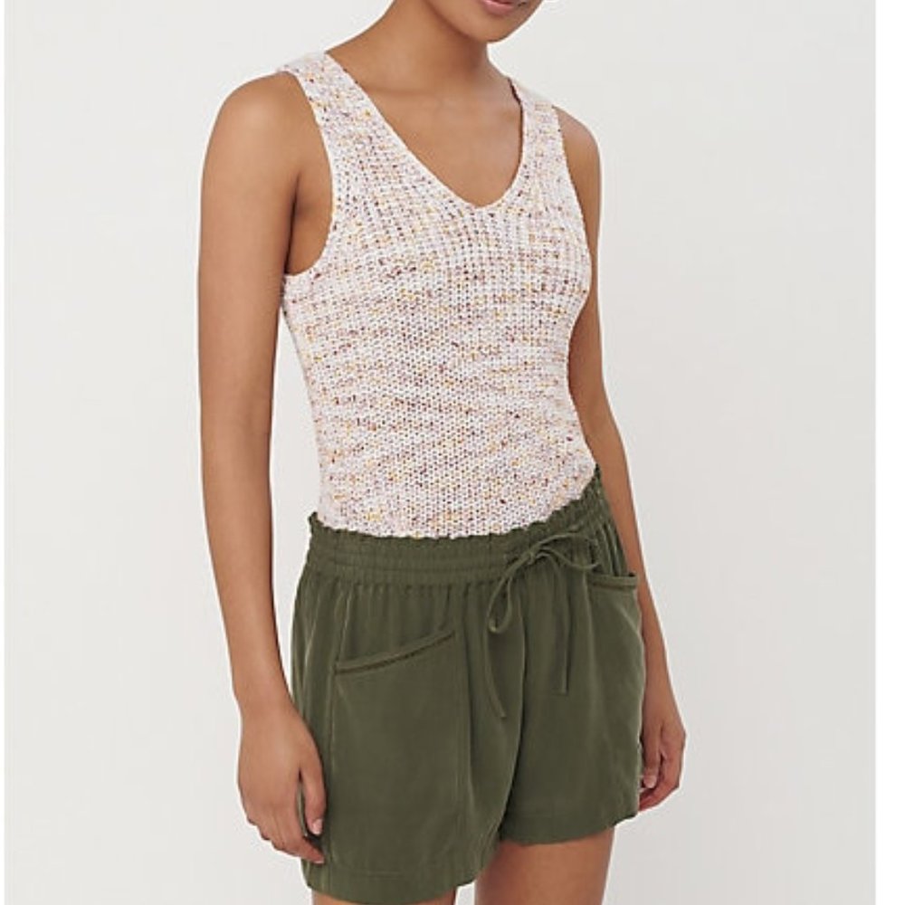 Double V Sweater Tank - LOFT NWT